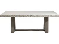 Bernhardt Trouville 84″ Dining Table — Sand Grey