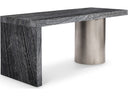 Bernhardt Linea modern desk Black Forest marble finish, view 1
