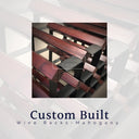 Custom Timber Wine Rack | Mahogany