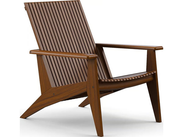 Jensen Innova Trellis Lounge Chair — Ipe Wood, Chocolate