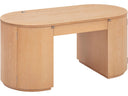 Marlow 64-inch executive desk with storage