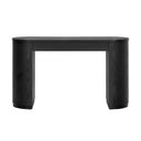 Marlow 52-inch writing desk in black wood finish