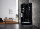 Maya Bath Arezzo Steam Shower - Black - product detail