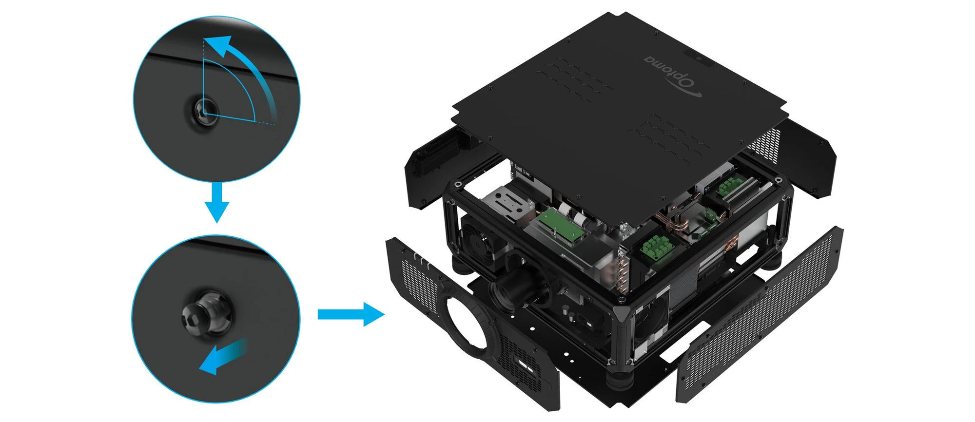 A serviceable chassis