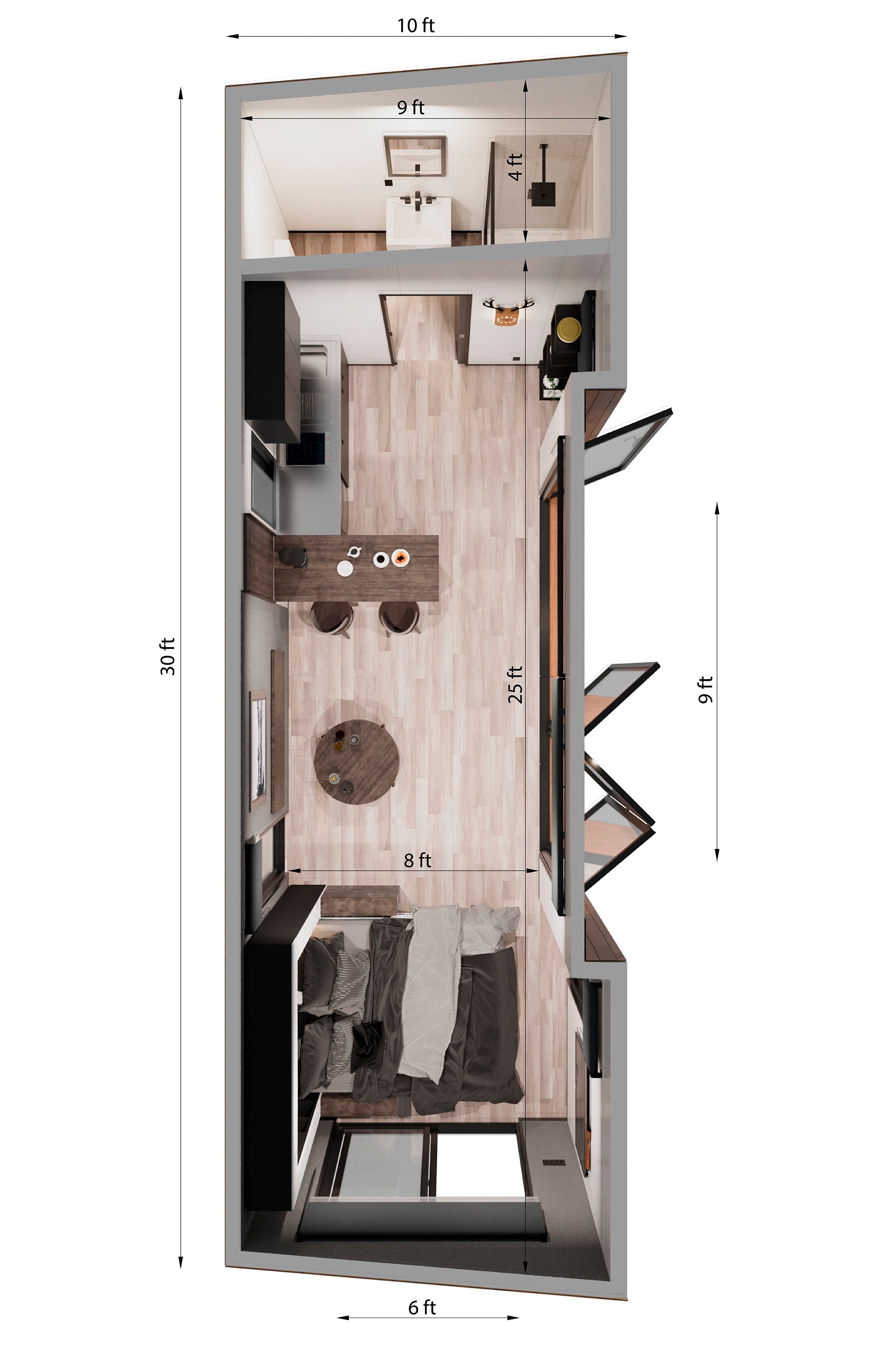 Guest retreat · layout perspective