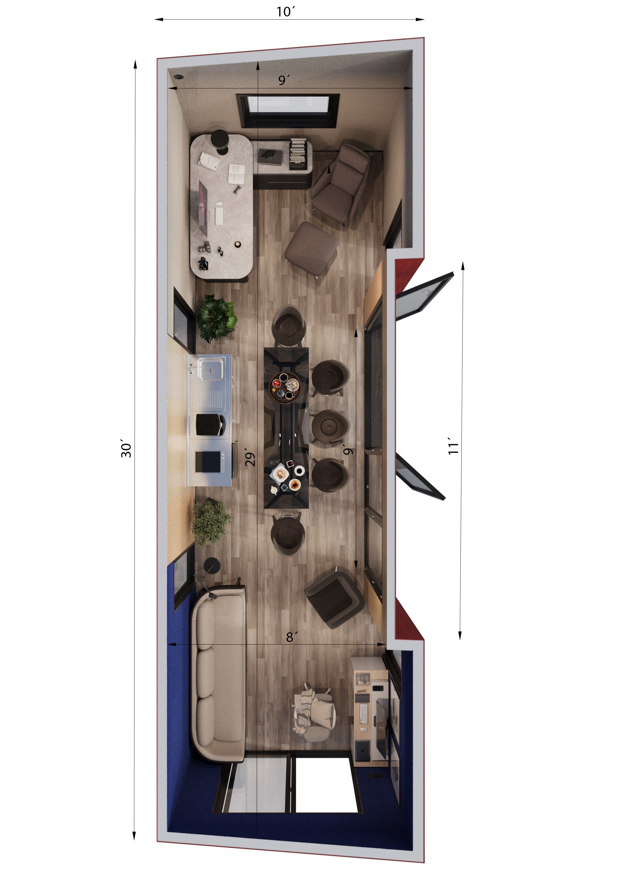 Interior layout concept