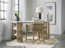 Hooker Furniture Surfrider home office set with writing desk and barrel back chair