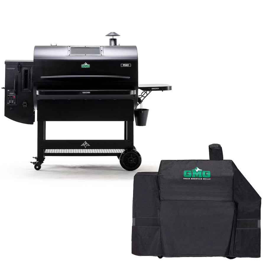 Green Mountain Grills Peak Prime 2.0 WiFi Pellet Grill With Cover