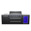 Mont Alpi Black Series 8 Ft Kitchen with Refrigerator