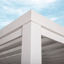 Backyard Discovery Windham Steel Pergola — 14×10, Sail Canopy