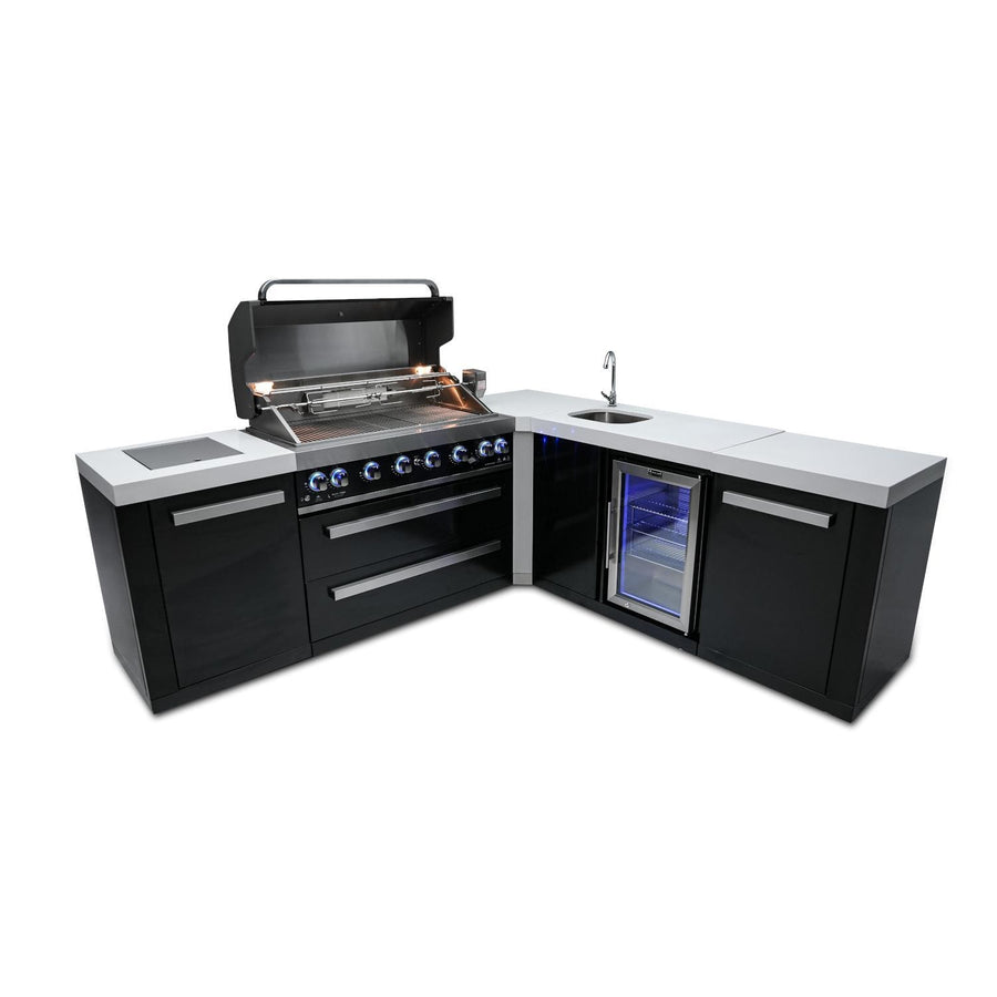 Mont Alpi Black Series 8 Ft L-Shaped Kitchen