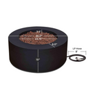 Elysian 24-in Round Steel Propane Fire Pit Table W/ Hidden Tank in Light Sand by Lakeview Outdoor Designs