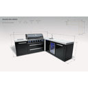 Mont Alpi Black Series 8 Ft L-Shaped Kitchen