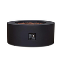 Elysian 24-in Round Steel Propane Fire Pit Table W/ Hidden Tank in Light Sand by Lakeview Outdoor Designs