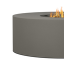 Covewood 41-in Round Aluminum Propane Fire Pit Table in Charcoal by BBQGuys Signature