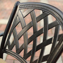 Ocean View 9 Pc Cast Aluminum Dining Set w/ Swivel Rockers by Darlee