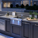 XO Pro-Grade 24-Inch Outdoor Stainless Steel Apron Sink & Faucet - XOG24SINK