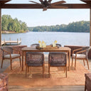 Ridgeview 7 Pc Teak Dining Set in Beige by Lakeview Outdoor Designs