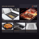 Mont Alpi Black Series 10 Ft Kitchen with Refrigerator