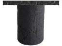 Arteriors Gemini Dining Table — Matte Carbon Concrete
