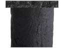 Arteriors Gemini Dining Table — Matte Carbon Concrete