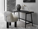 Arflex Ponti Stained Chocolate writing desk and Botolo upholstered chair – 2-piece home office set