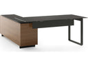 BDI 6531 Natural Walnut desk detail