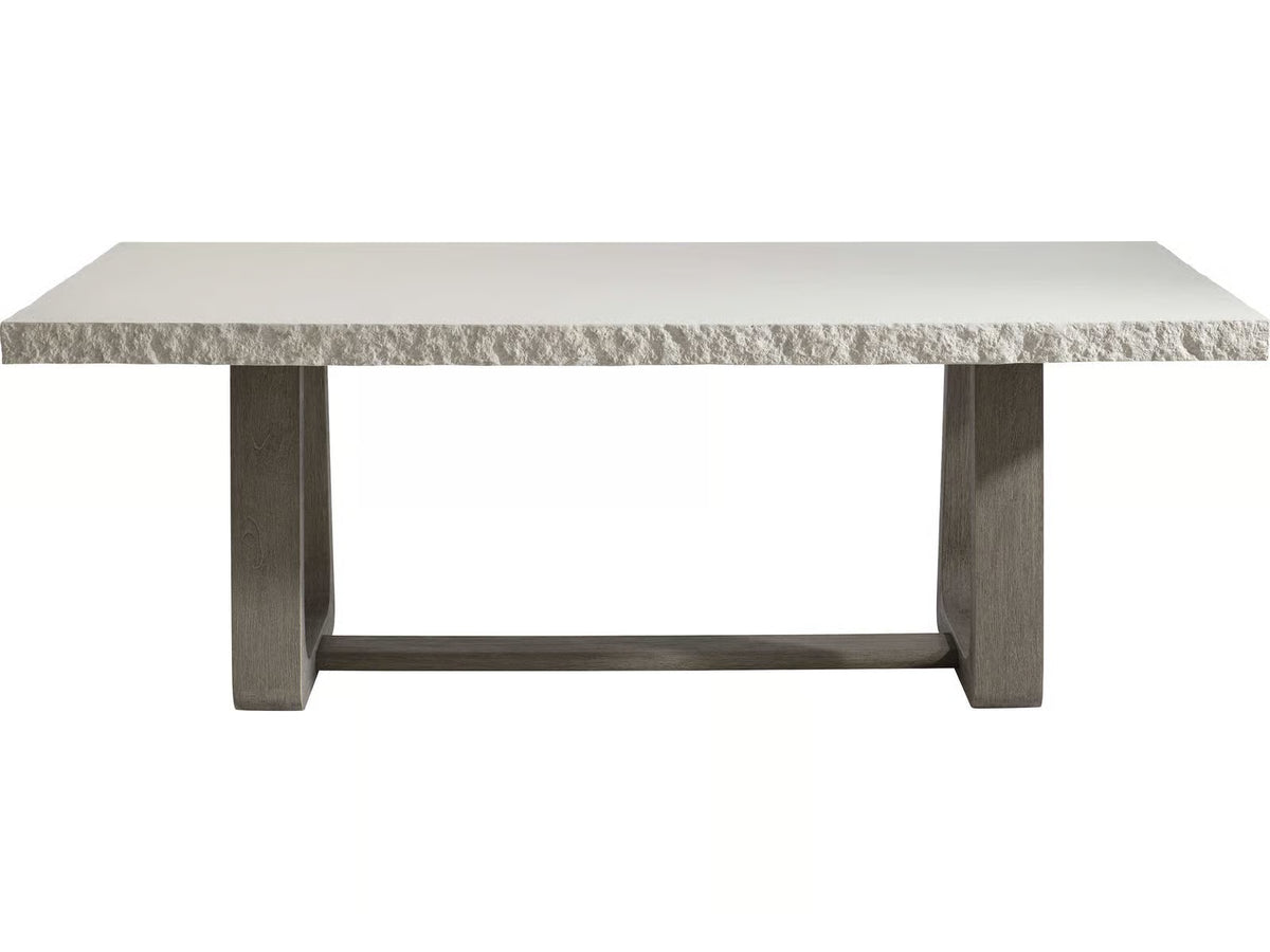 Bernhardt Trouville 84″ Dining Table — Sand Grey
