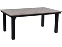 Berlin Gardens Homestead 44 x 72 Inch Rectangular Outdoor Dining Table