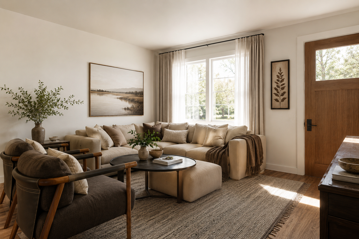 Irontown The Berkeley 1 modular home — interior view
