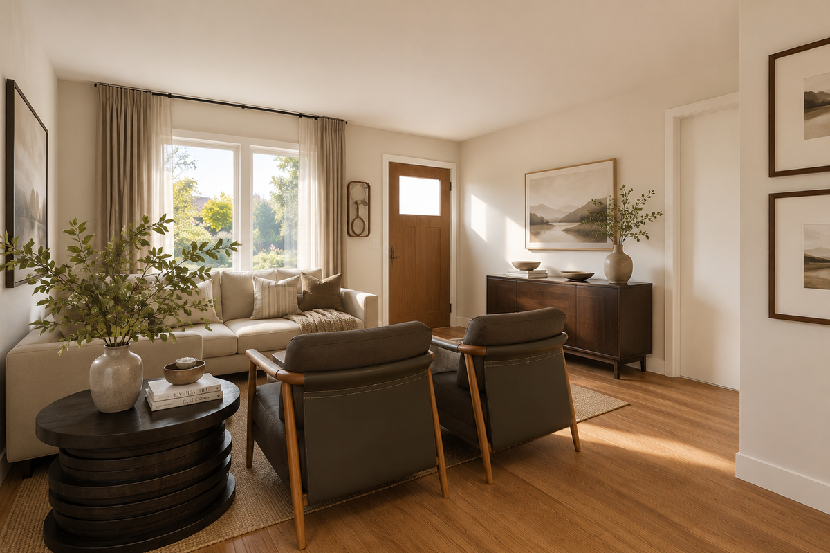 Irontown The Berkeley 1 modular home — interior view