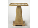 Butler Levon natural mango wood chess and checkers game table — product photo 5