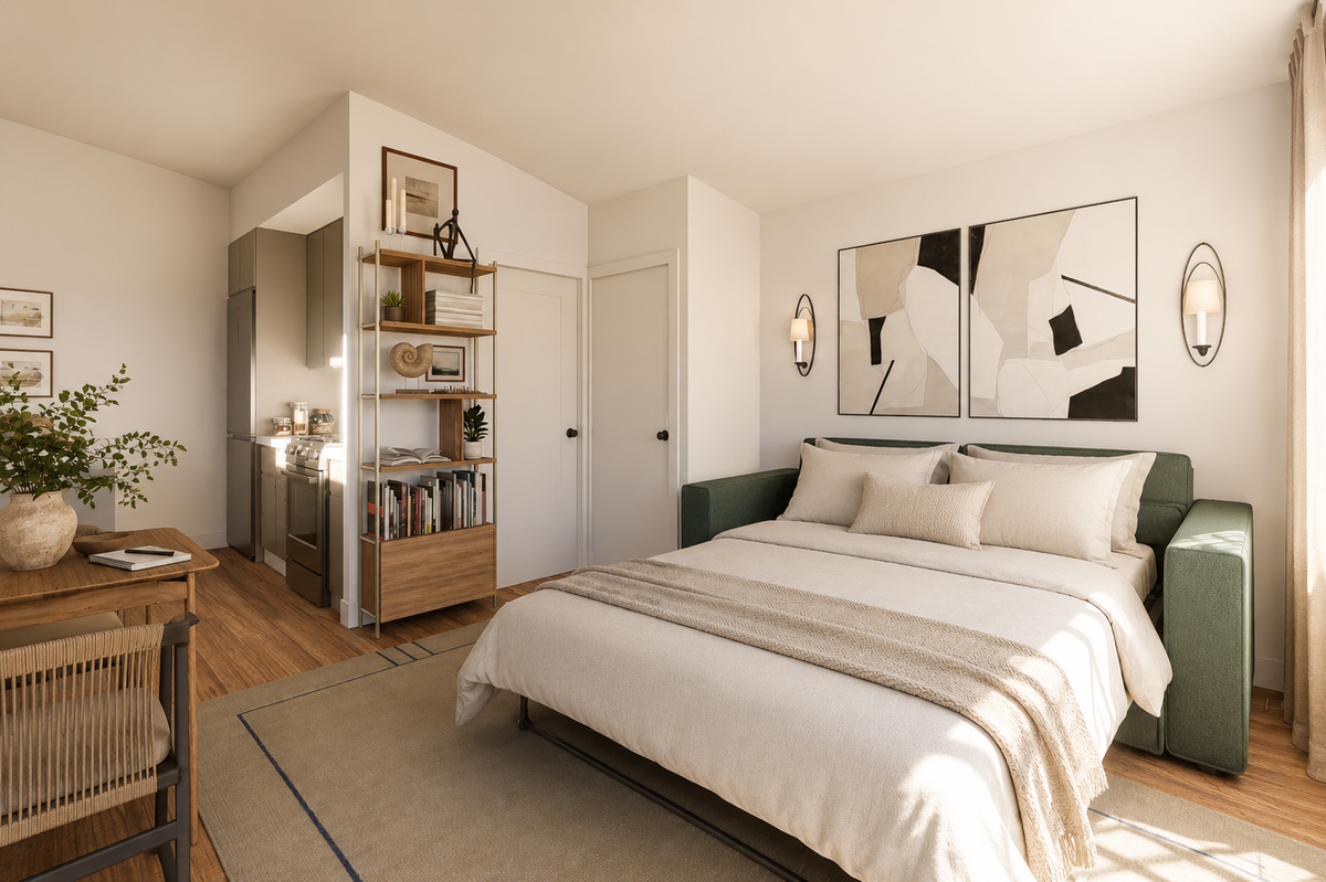 Irontown Cabana 300 modular home — interior view