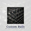 Custom Timber Wine Rack | Black Onyx