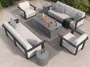 Ebel Bellino 60-Inch Rectangular Outdoor Fire Pit in Concrete Finish