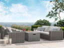 Ebel Bellino 60-Inch Rectangular Outdoor Fire Pit in Concrete Finish