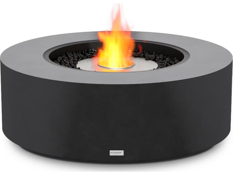 EcoSmart Ark 40 Fire Table — Graphite Concrete