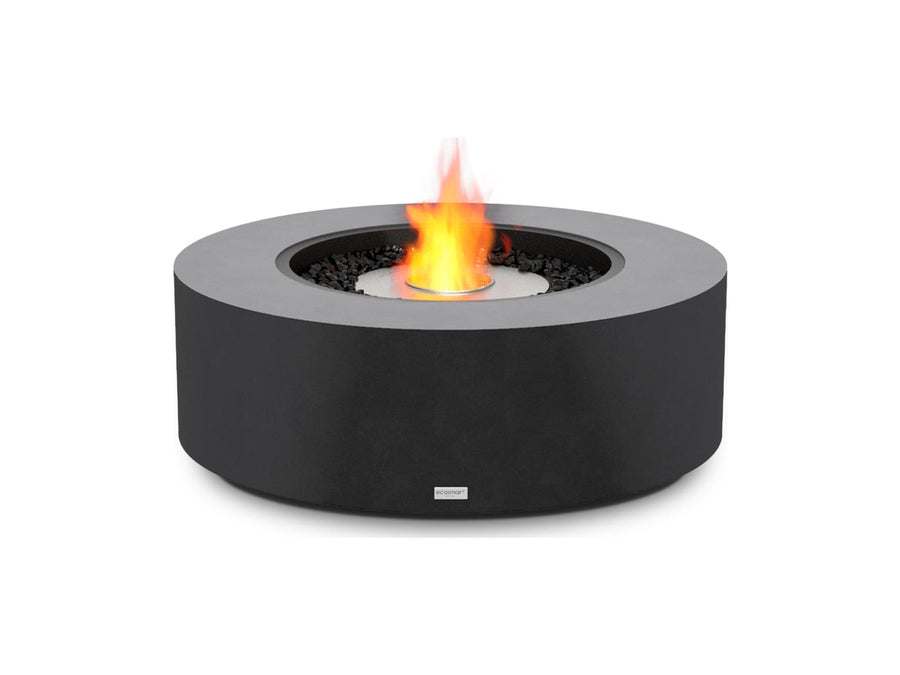 Ecosmart Fire Ark 40 Round Graphite Concrete Outdoor Fire Pit Table