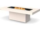 EcoSmart Gin 90 Dining Fire Table — Bone, Bio-Ethanol