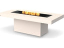 EcoSmart Gin 90 Dining Fire Table — Bone, Bio-Ethanol