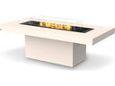 EcoSmart Gin 90 Dining Fire Table — Bone, Bio-Ethanol