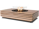 Martini Outdoor Patio Fire Pit Table AB8 Ethanol Burner Black Bio Ethanol Fireplace