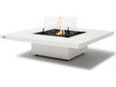 Ecosmart Fire Vertigo Square Outdoor Fire Pit Table with Gas LP/NG Stainless Steel