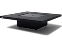 Ecosmart Fire Vertigo Square Outdoor Fire Pit Table with Gas LP/NG Stainless Steel