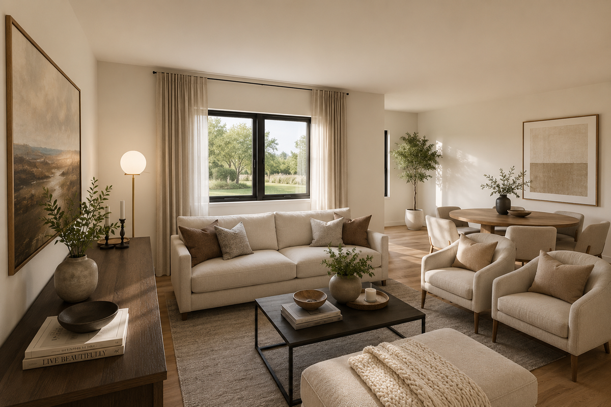 Irontown Eagle Landing 1000 modular home — interior view