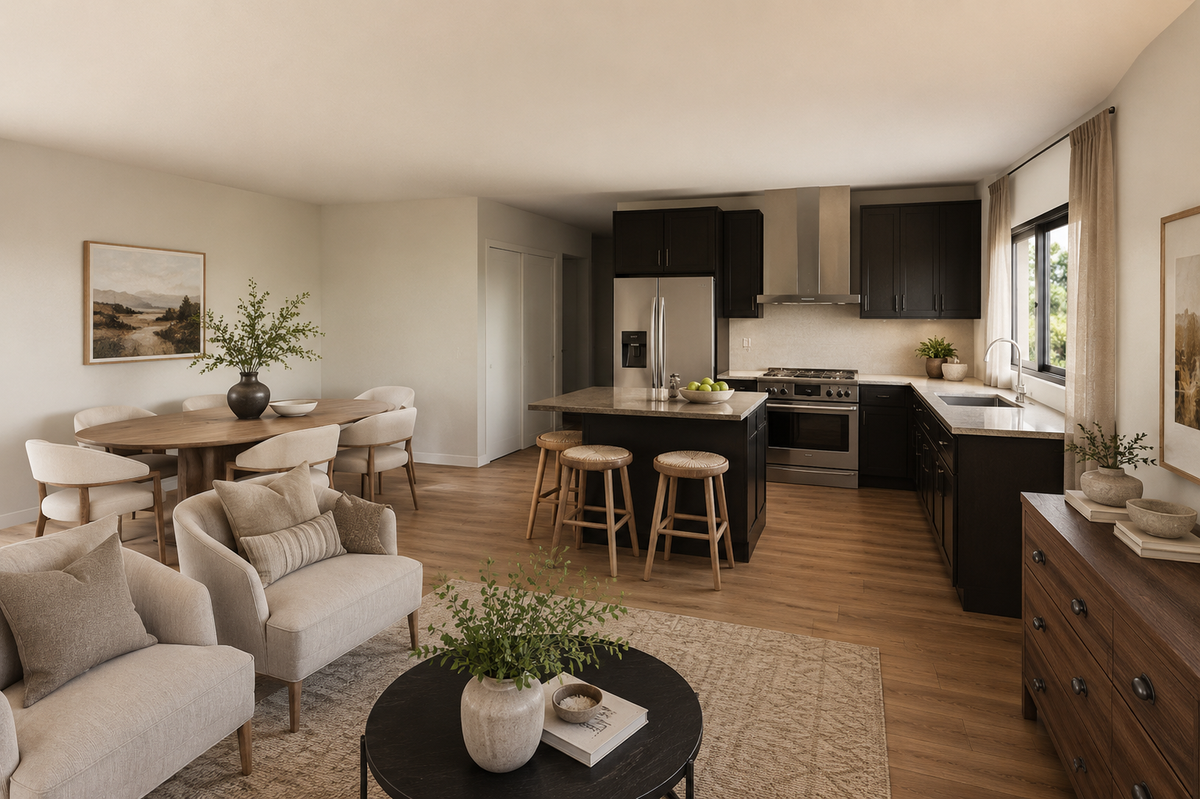 Irontown Eagle Landing 1000 modular home — interior view