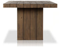 Luxecor Globetrotter Outdoor Heritage Brown Rectangular Dining Table