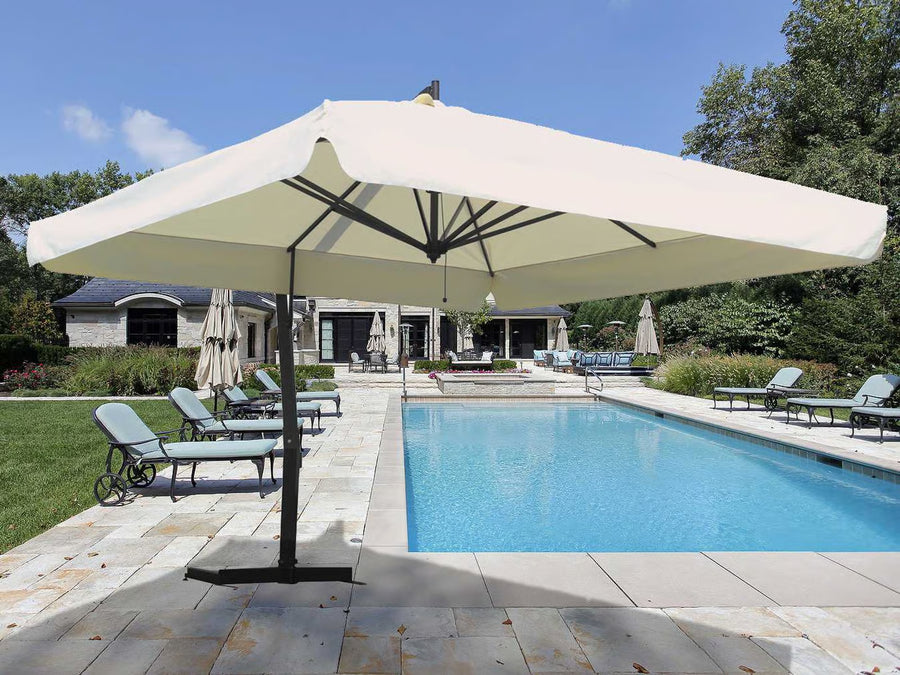 FIM P-Series 10×13′ Cantilever Umbrella — Rectangle