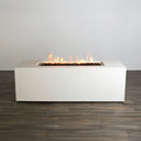 72" x 28" Rectangle Beton Concrete (GFRC) Gas Fire Pit with Hidden Propane Tank