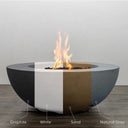 Beton 42″ Round Fire Pit — Concrete, Natural Gas